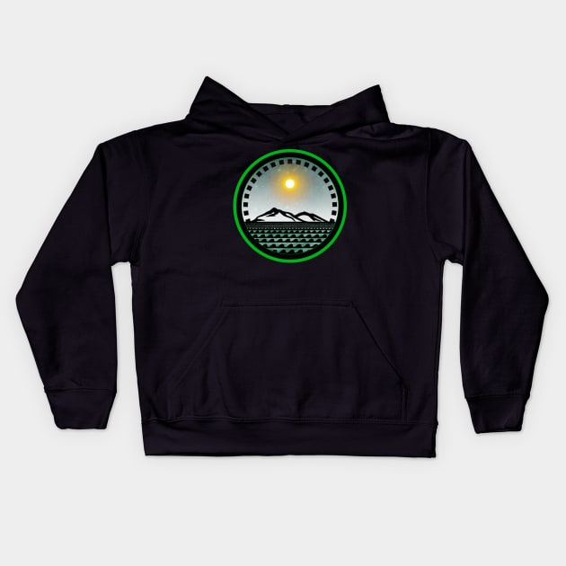 Logo Mar monte y luna Kids Hoodie by AsKartongs